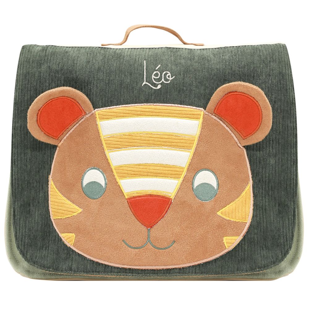 Cartable A4 maternelle Tigre personnalisable (L'oiseau bateau) - Couverture