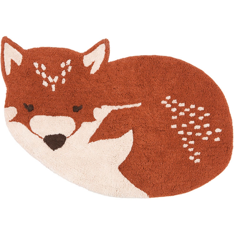 Tapis lavable loup Little Wolf (70 x 110 cm) (Nattiot) - Image 1