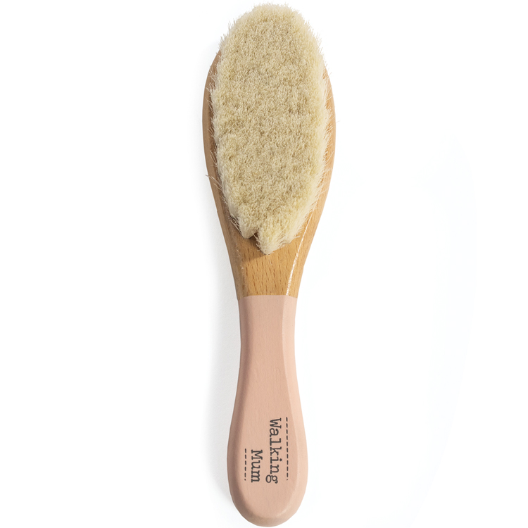 Brosse bébé en bois rose (Walking Mum) - Image 1