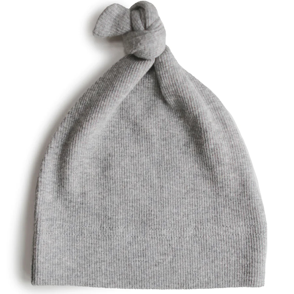 Bonnet de naissance Gray Melange (Mushie) - Couverture