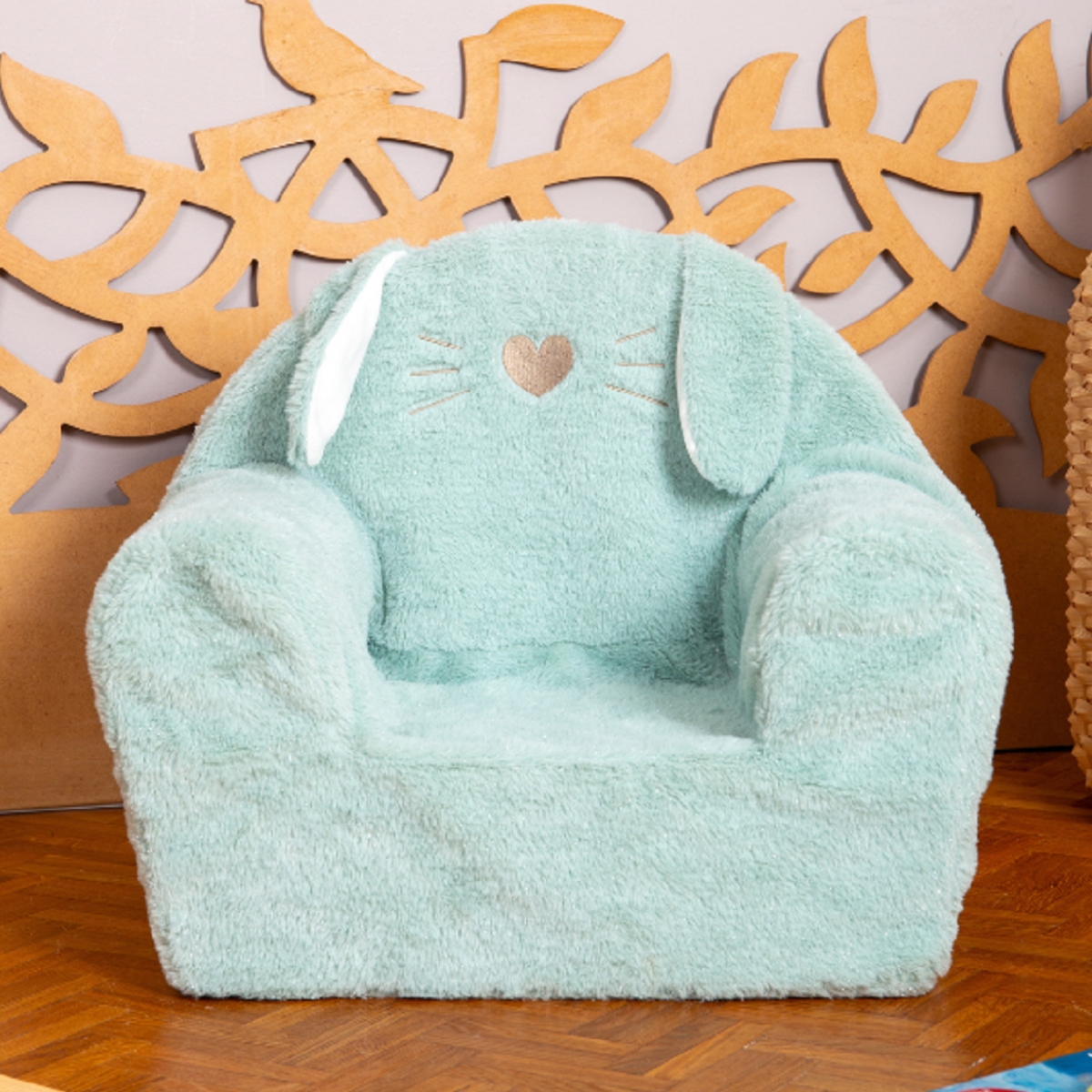 Fauteuil club Lapin Glitter Vert (Pioupiou et Merveilles) - Image 1