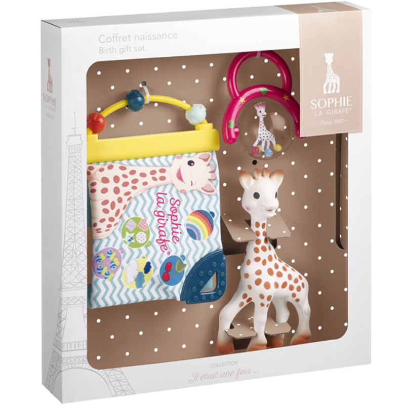 Coffret hochet + livre d'éveil Sophie la girafe Il était une fois (Sophie la girafe) - Image 1