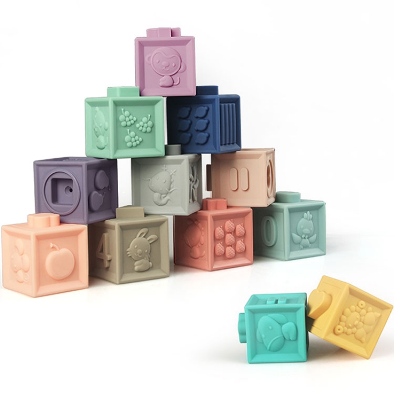 Mes premiers cubes éducatifs (12 pièces) (Baby to Love) - Image 1