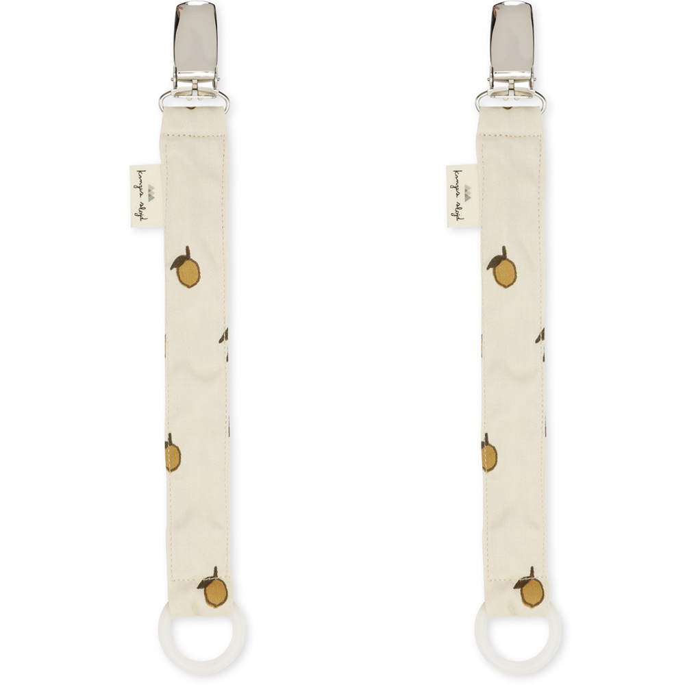 Lot de 2 attaches sucettes Lemon (Konges Slojd) - Couverture