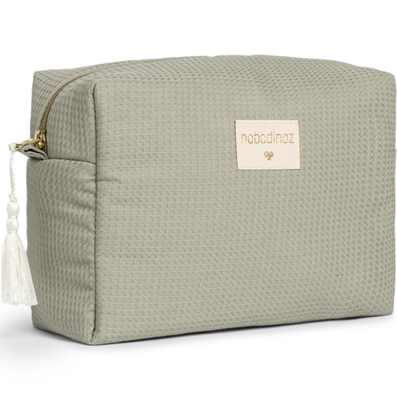 Trousse de toilette nid d'abeille Diva Laurel Green (Nobodinoz) - Image 1