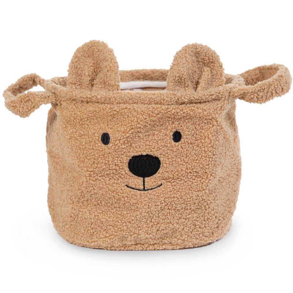 Panier de toilette Teddy beige (25 x 20 cm) (Childhome) - Image 1