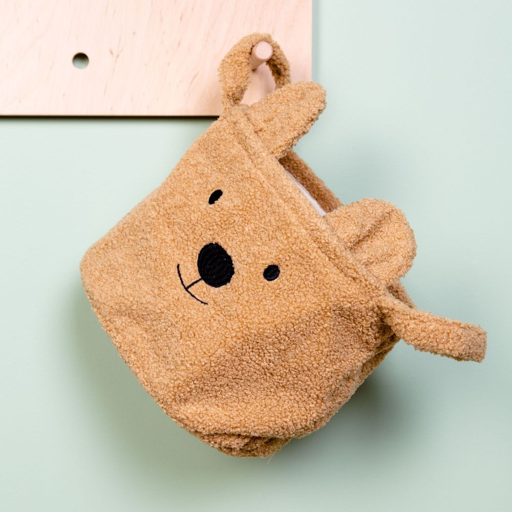 Panier de toilette Teddy beige (25 x 20 cm) (Childhome) - Image 2