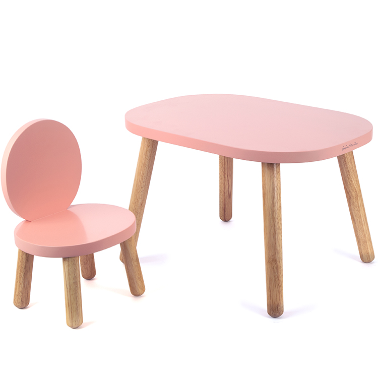 Lot de 2 petites chaises Ovaline roses (Pioupiou et Merveilles) - Image 3