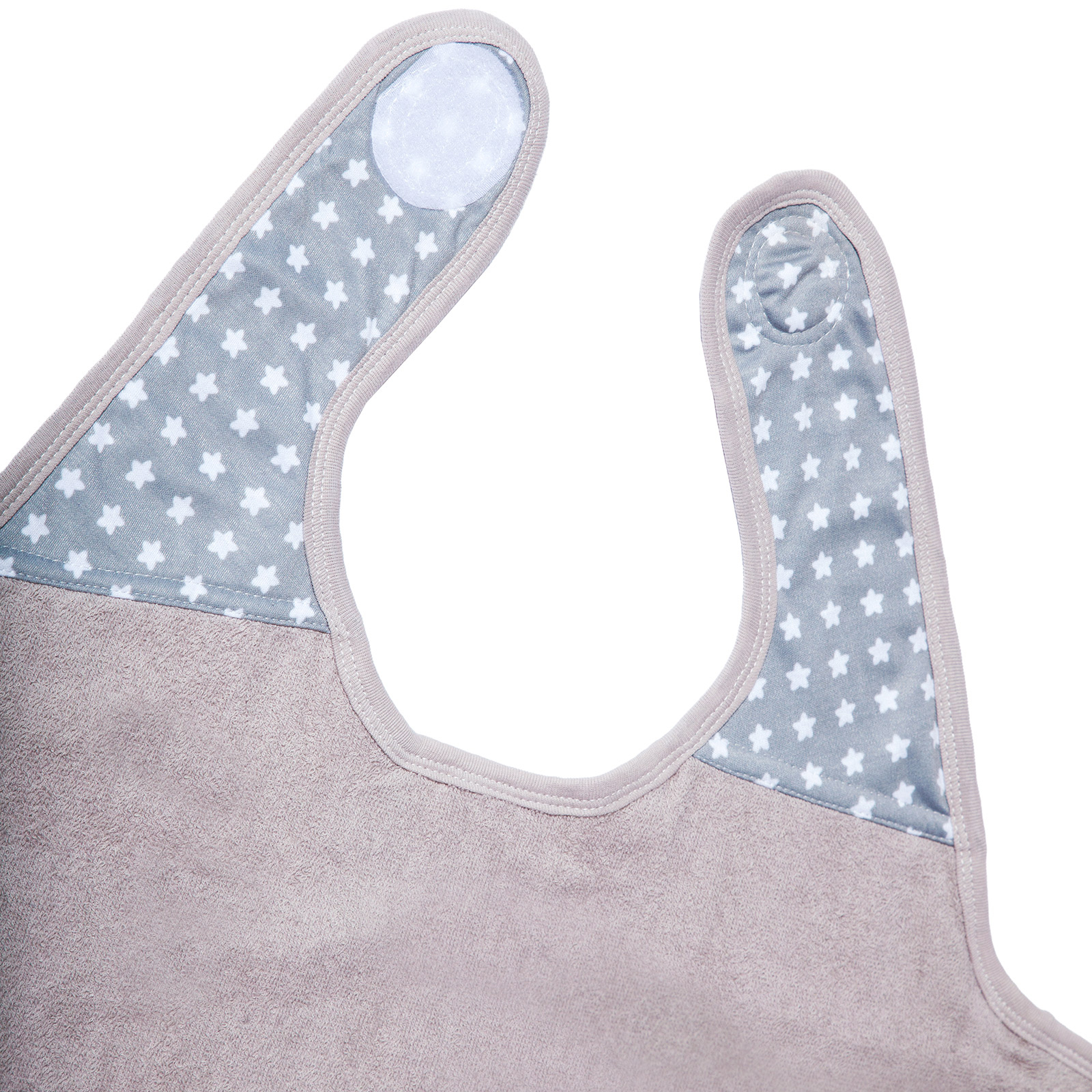 Serviette tablier de bain papillon grise Etoile (108 x 107 cm) (Baby to Love) - Image 3