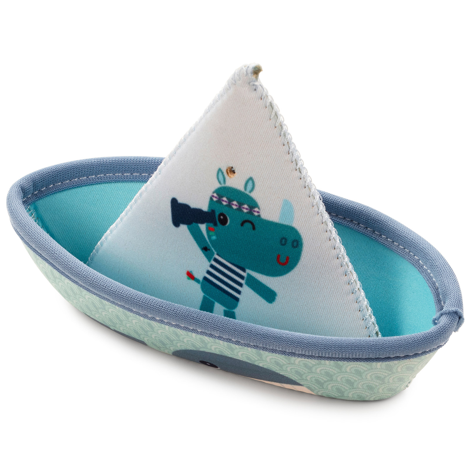 Lot de 3 jouets de bain bateau Jungle (Lilliputiens) - Image 4