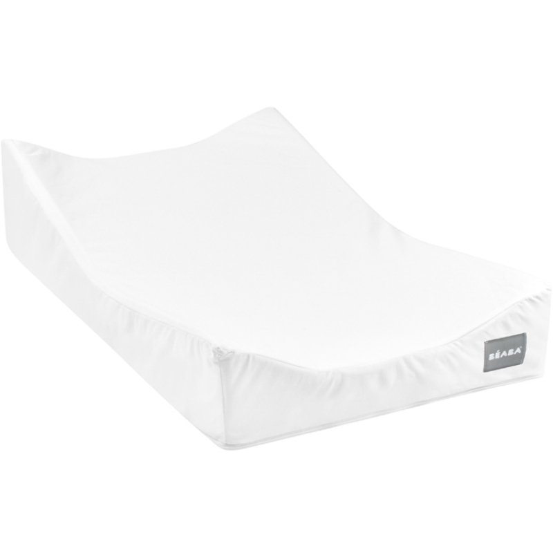 Matelas à langer incliné Sofalange avec housse blanc (Béaba) - Image 1