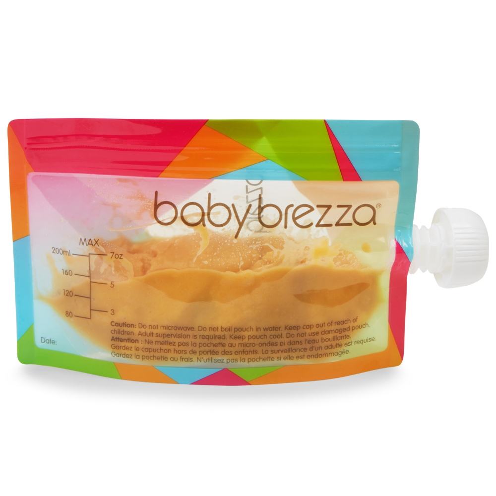 Lot de 10 Gourdes réutilisables (200 ml) (babybrezza) - Image 3