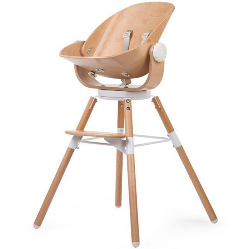 Transat Evolu Newborn naturel blanc pour chaise haute Evolu (Childhome) - Image 2