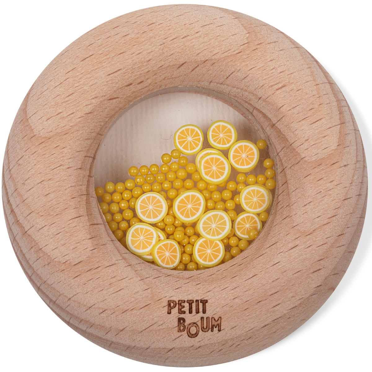 Hochet sensoriel Sensory Donut citrons (Petit Boum) - Image 1