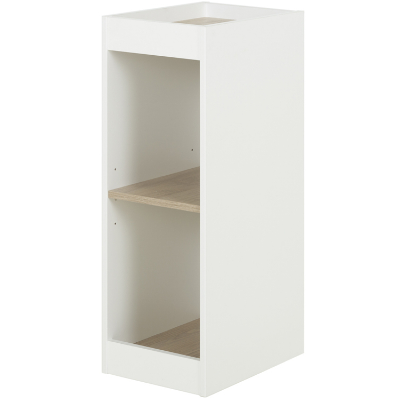 Commode à langer 3 tiroirs et petite bibliothèque mobile blanc Céleste (Galipette) - Image 2