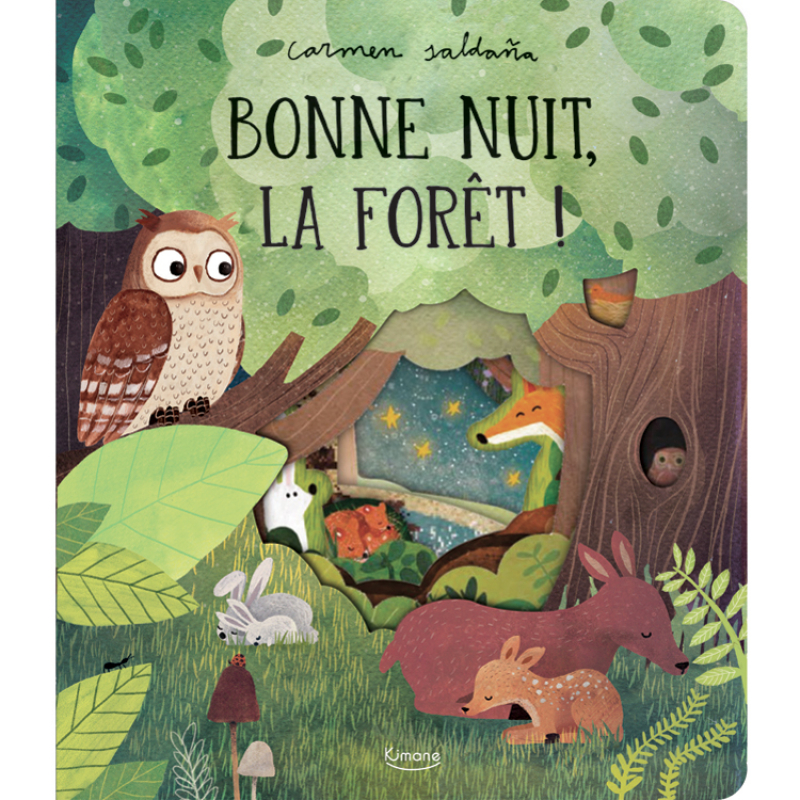 Livre Bonne nuit, la forêt ! (Editions Kimane) - Couverture