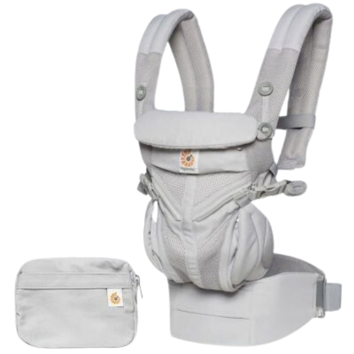 Porte bébé Omni 360 Cool Air Mesh gris perle (Ergobaby) - Image 1