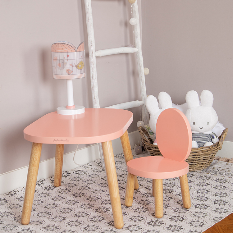 Petite table Ovaline rose (Pioupiou et Merveilles) - Image 2