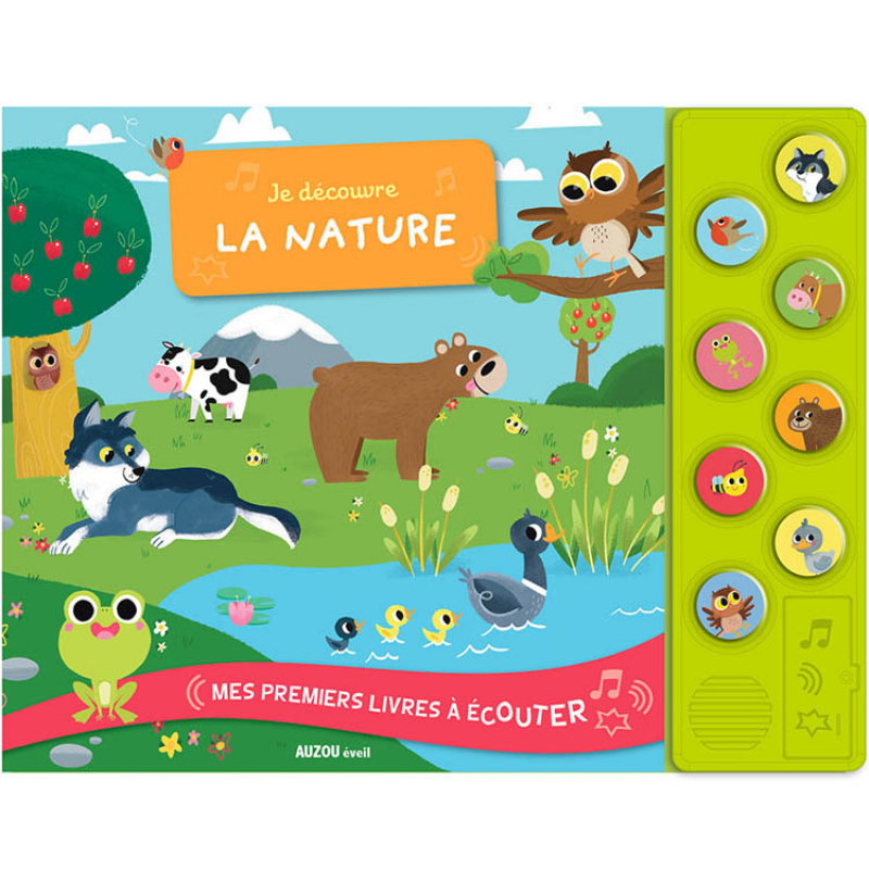 Livre sonore Je découvre la nature (Auzou Editions) - Image 1