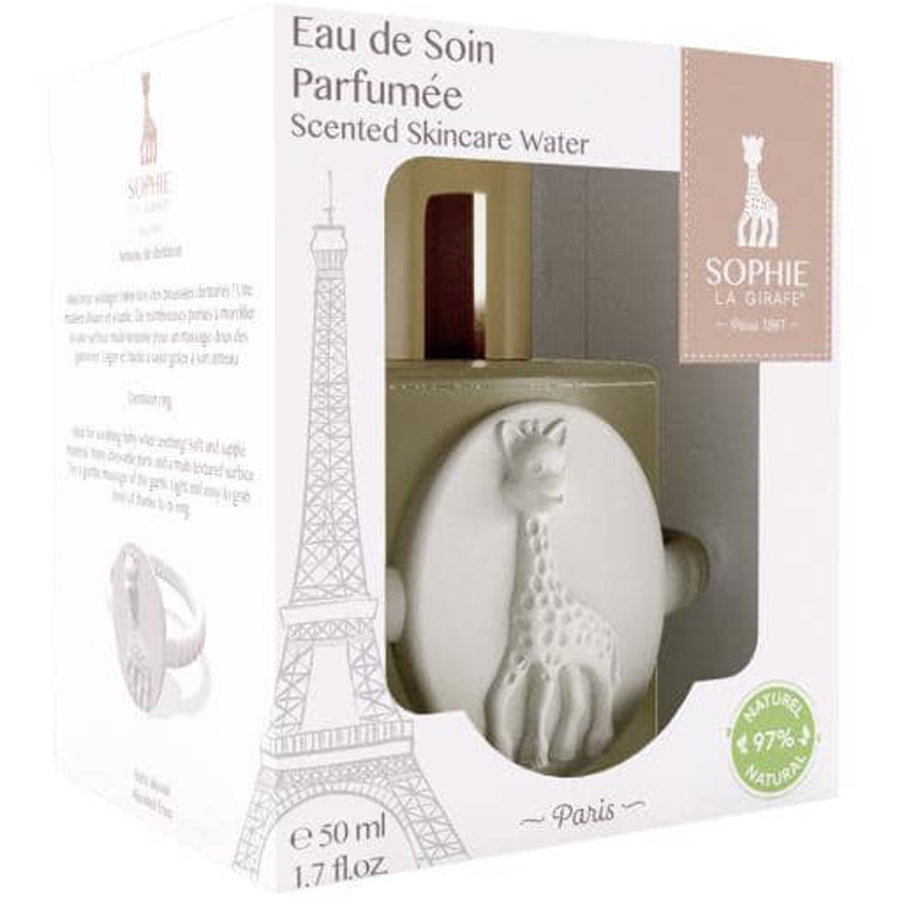 Coffret eau de parfum et anneau de dentition Sophie la girafe (Pioupiou et Merveilles) - Image 3