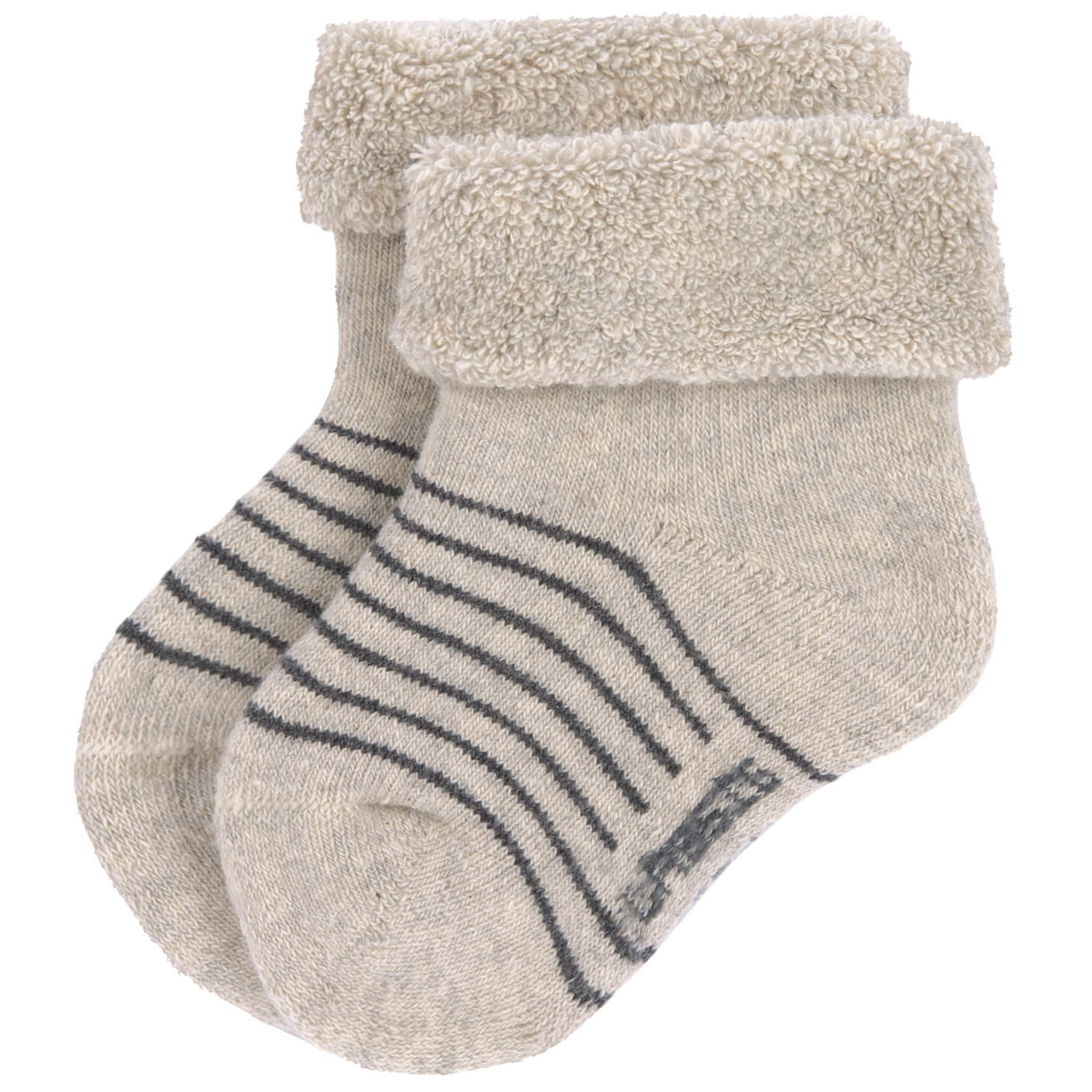 Lot de 3 paires de chaussettes bébé en coton bio gris (pointure 15-18) (Lässig) - Image 2