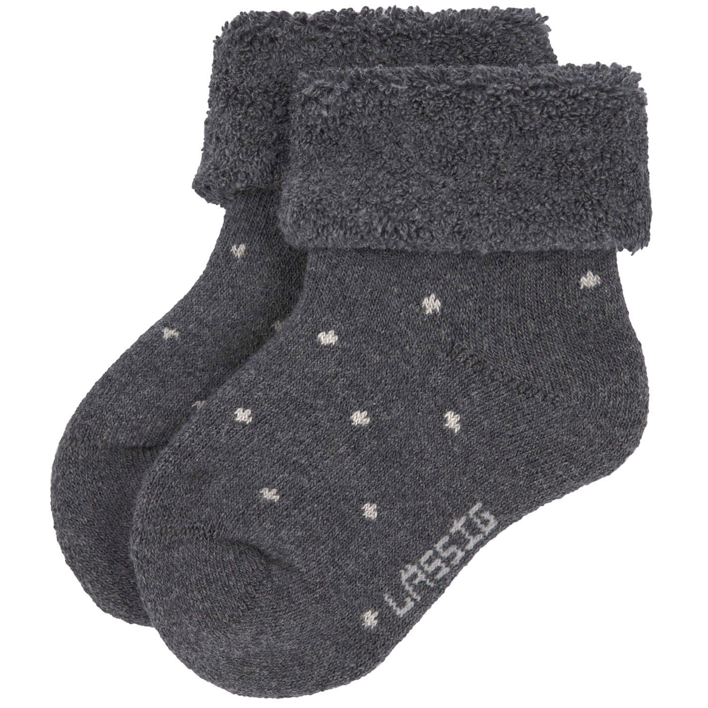 Lot de 3 paires de chaussettes bébé en coton bio gris (pointure 15-18) (Lässig) - Image 4