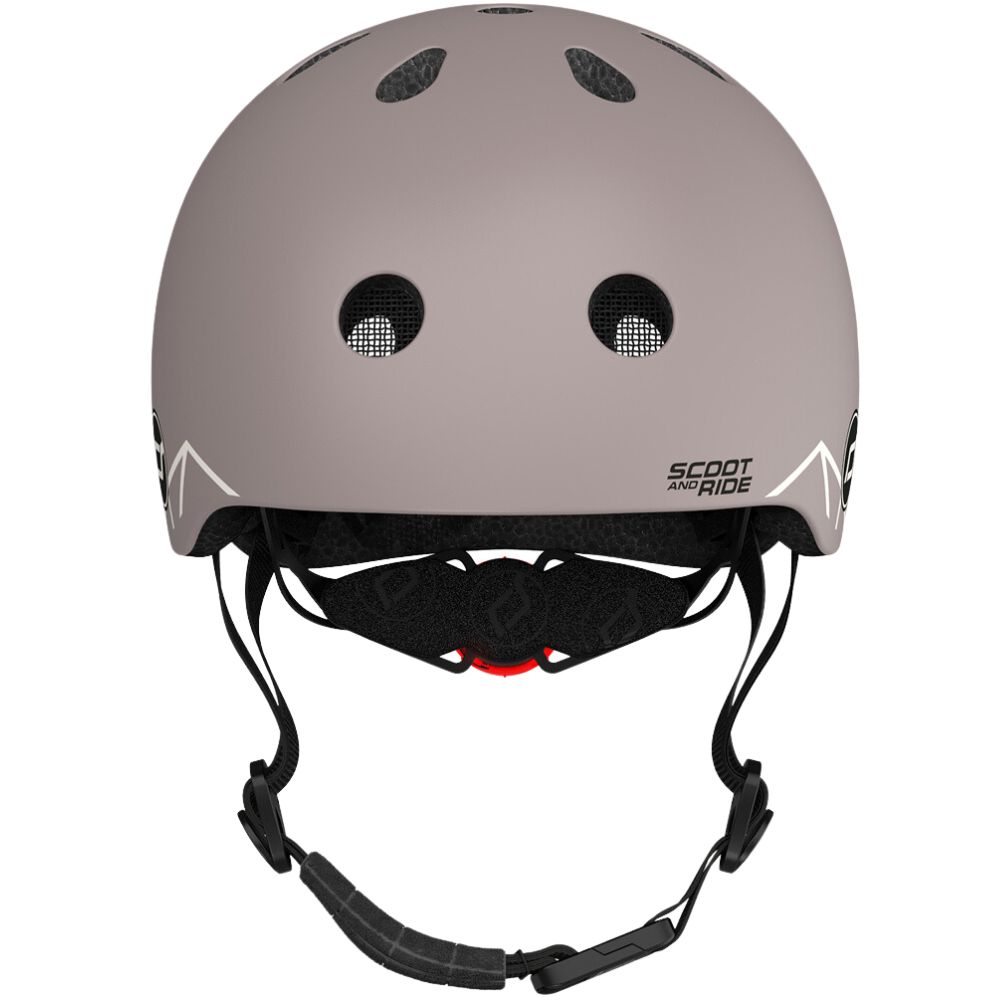 Casque XXS-S lifestyle lignes taupe (Scoot And Ride) - Image 1