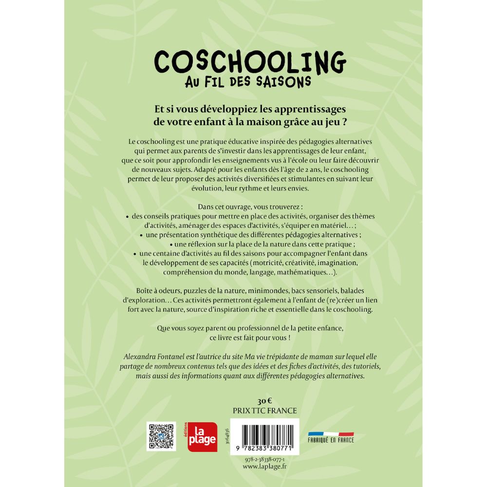 Livre Coschooling au fil des saisons (Editions La Plage) - Image 1