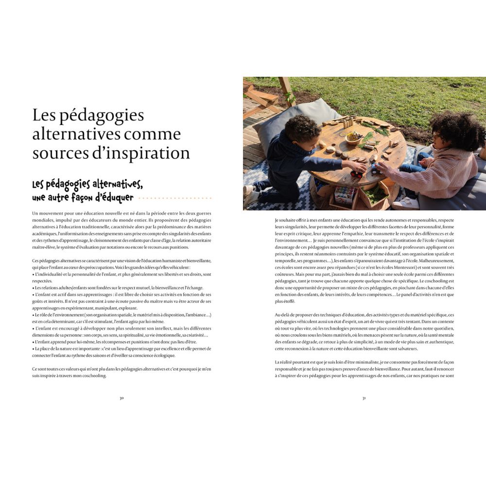 Livre Coschooling au fil des saisons (Editions La Plage) - Image 3