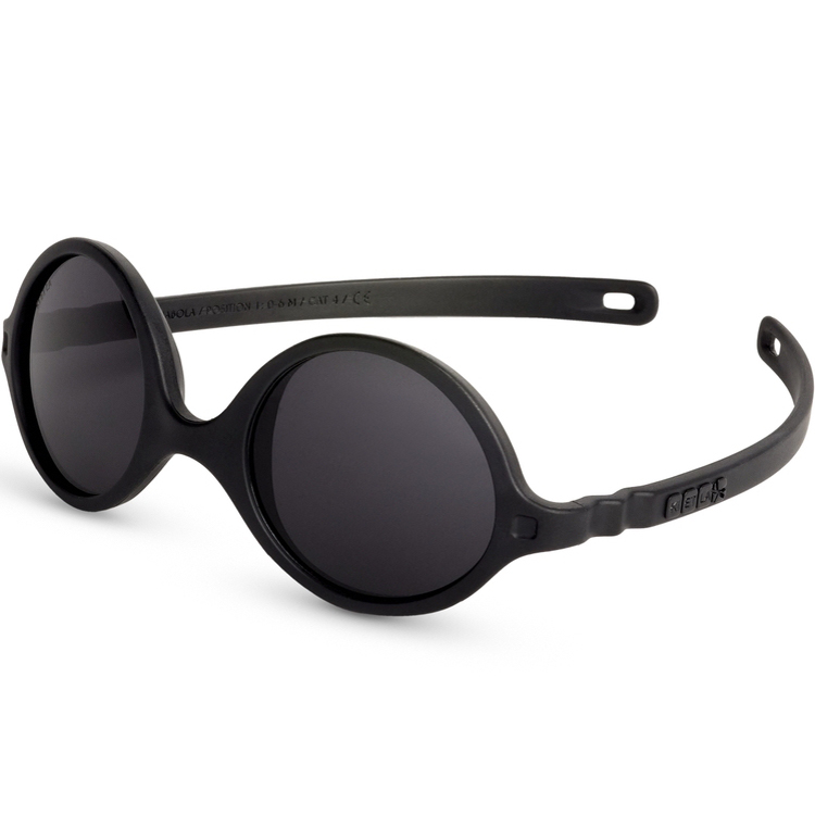 Lunettes de soleil Diabola 2.0 noires (0-12 mois) (KI et LA) - Image 2