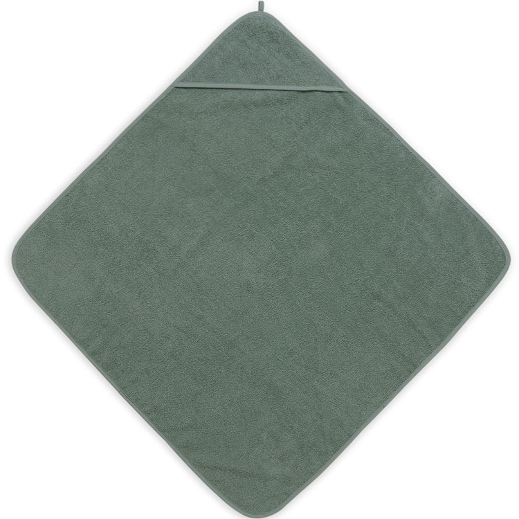 Cape de bain en éponge Ash green vert (75 x 75 cm) (Jollein) - Image 1