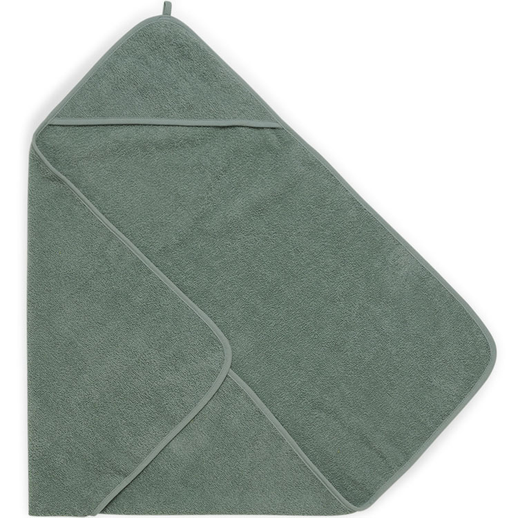 Cape de bain en éponge Ash green vert (75 x 75 cm) (Jollein) - Image 2