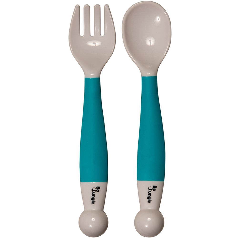 Set de couverts orientables turquoise (Bo Jungle) - Image 1