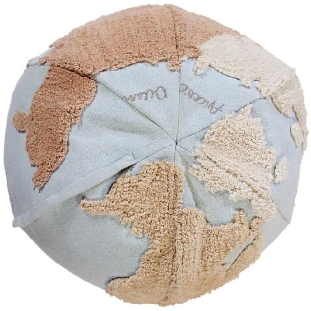 Pouf World Map Back-to-School (45 x 50 cm) (Lorena Canals) - Image 4