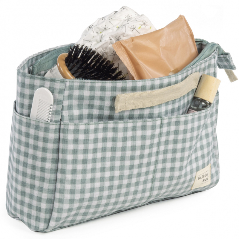 Trousse de toilette I love vichy vert (Walking Mum) - Image 4