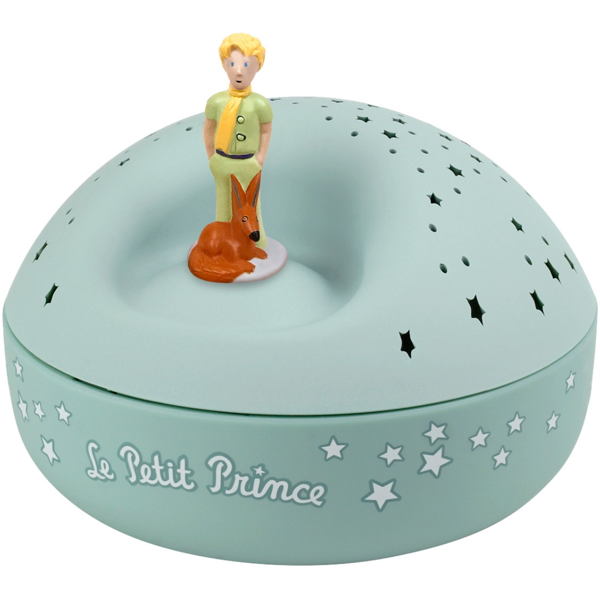 Veilleuse projecteur d'étoiles musical Le Petit Prince (12 cm) (Trousselier) - Image 1