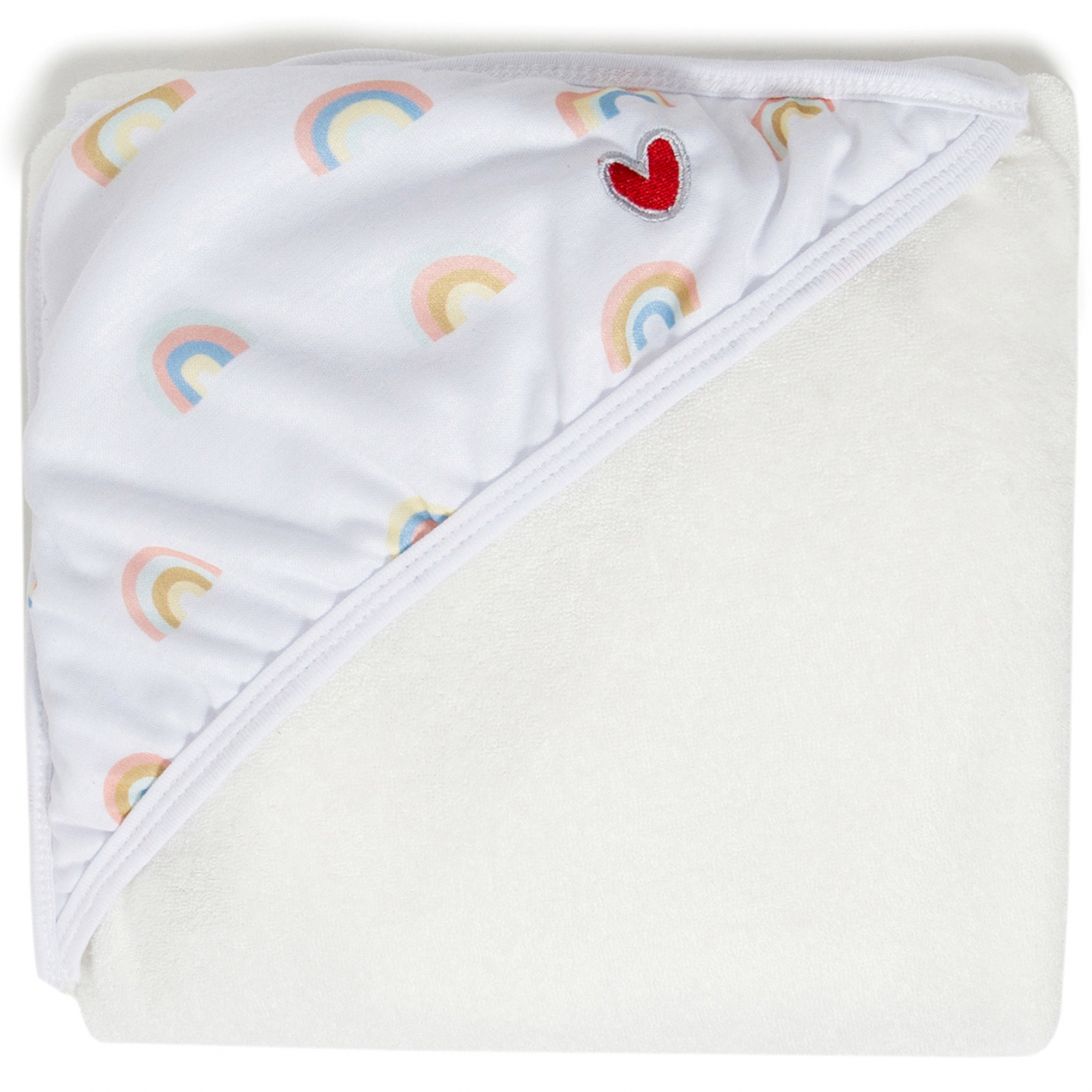 Serviette tablier de bain papillon Arc-en-ciel (108 x 107 cm) (Baby to Love) - Image 1