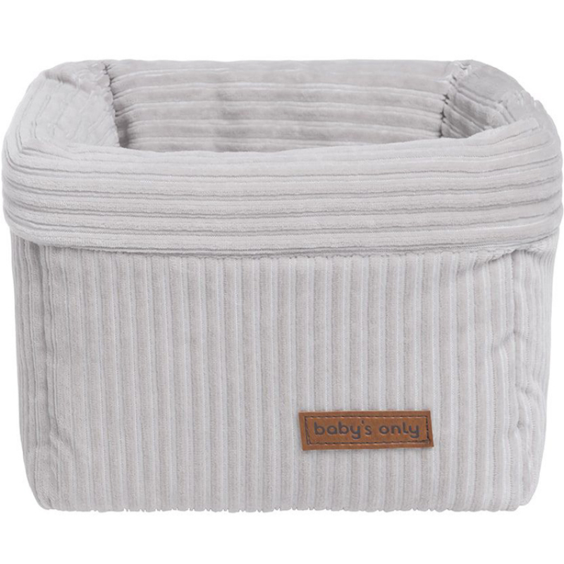 Panier de toilette Sense gris (18 x 18 cm) (Baby's Only) - Image 1