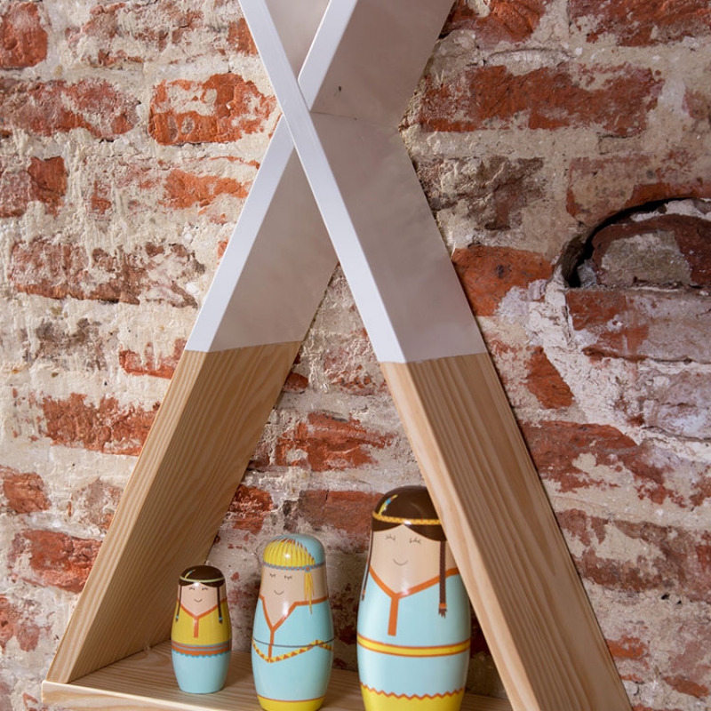 Etagère murale Tipi (35 x 12 x 47 cm) (Childhome) - Image 4