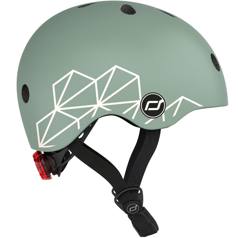 Casque XXS-S lifestyle lignes vertes (Scoot And Ride) - Image 2