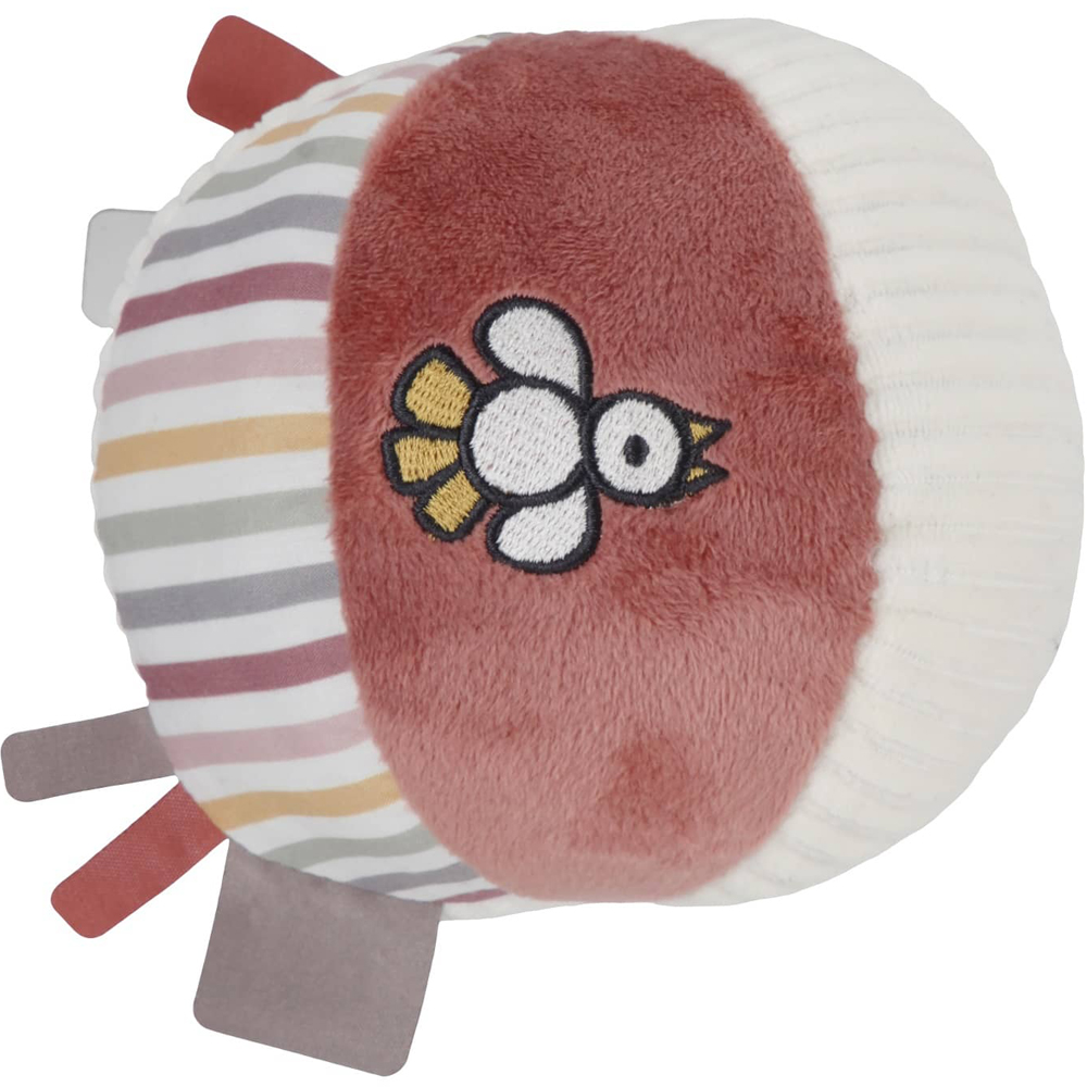 Balle d'activités avec grelot Miffy fluffy rose (Pioupiou et Merveilles) - Image 2