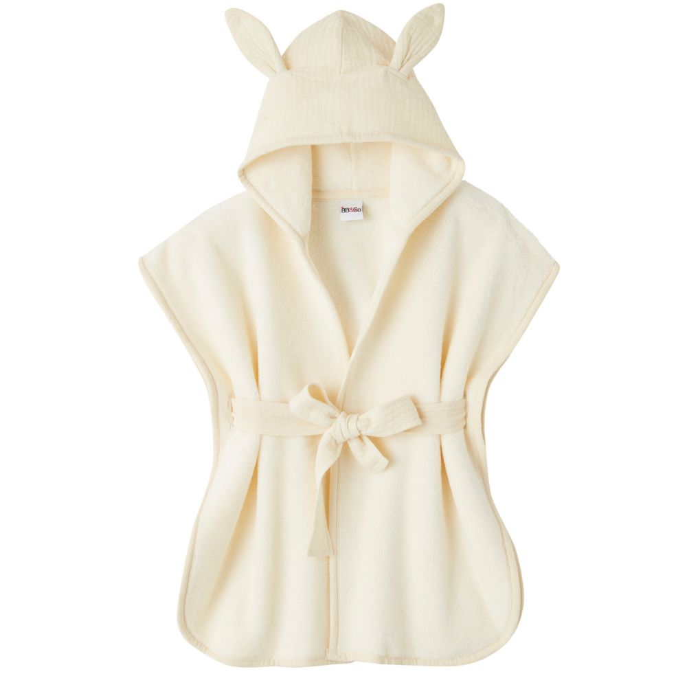 Peignoir de bain Soft bambou mousse de lait (0-2 ans) (BB & Co) - Image 1