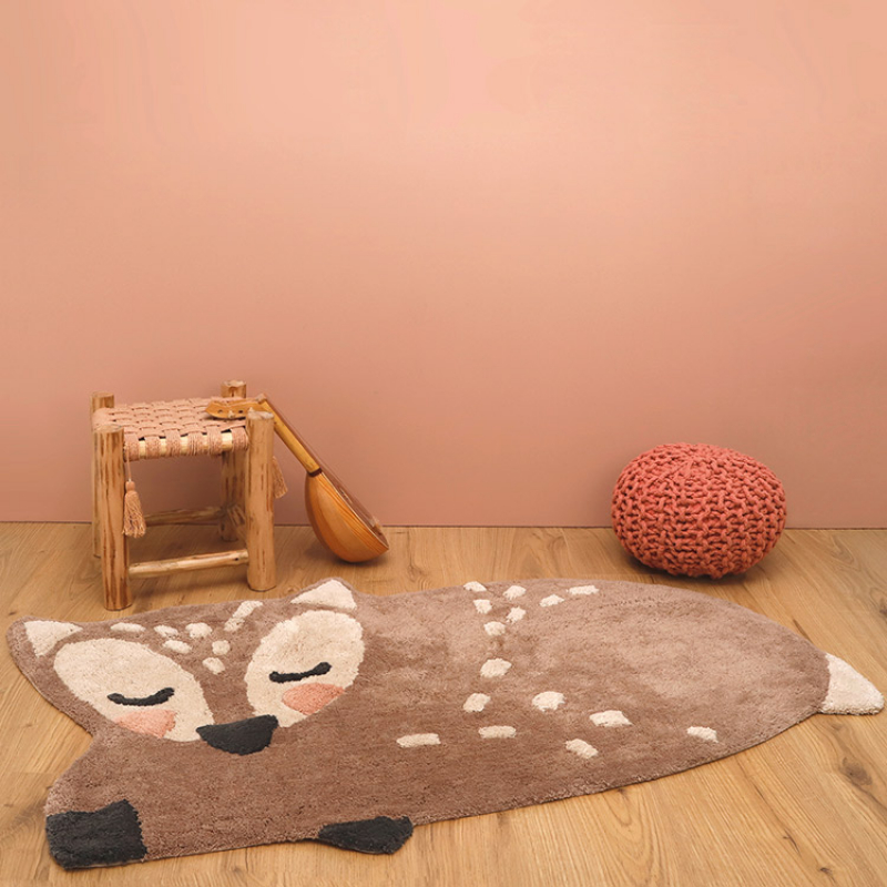 Tapis lavable faon Little deer (70 x 110 cm) (Nattiot) - Image 2